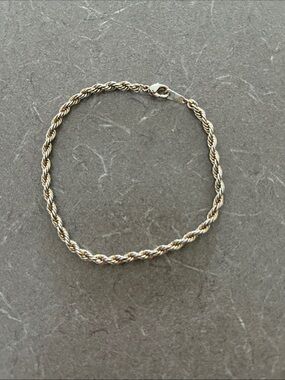 Classic Twisted Rope Bracelet — Gold-Tone Women’s Jewelry